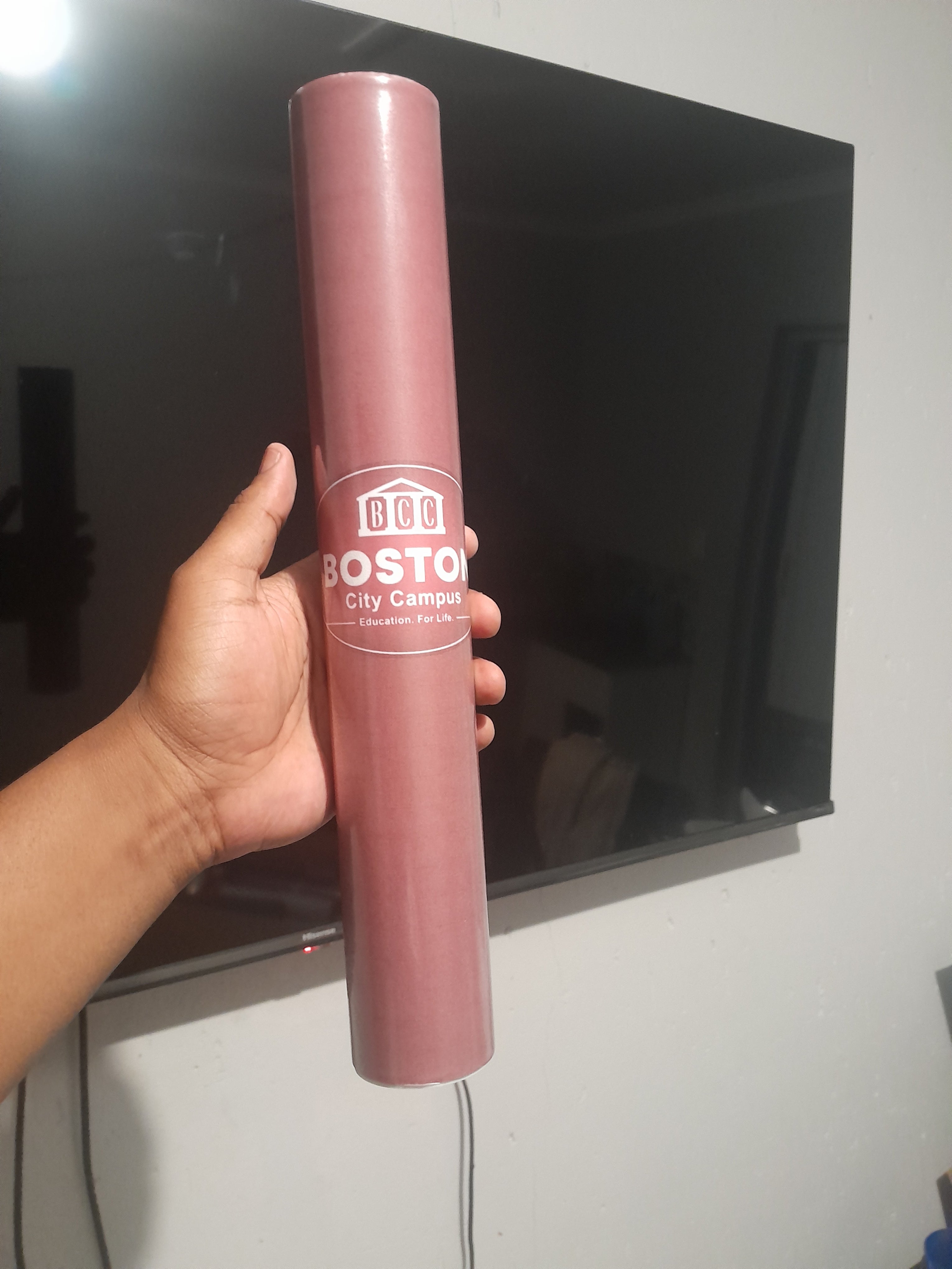 🎓Premium Boston City Campus Certificate Holder