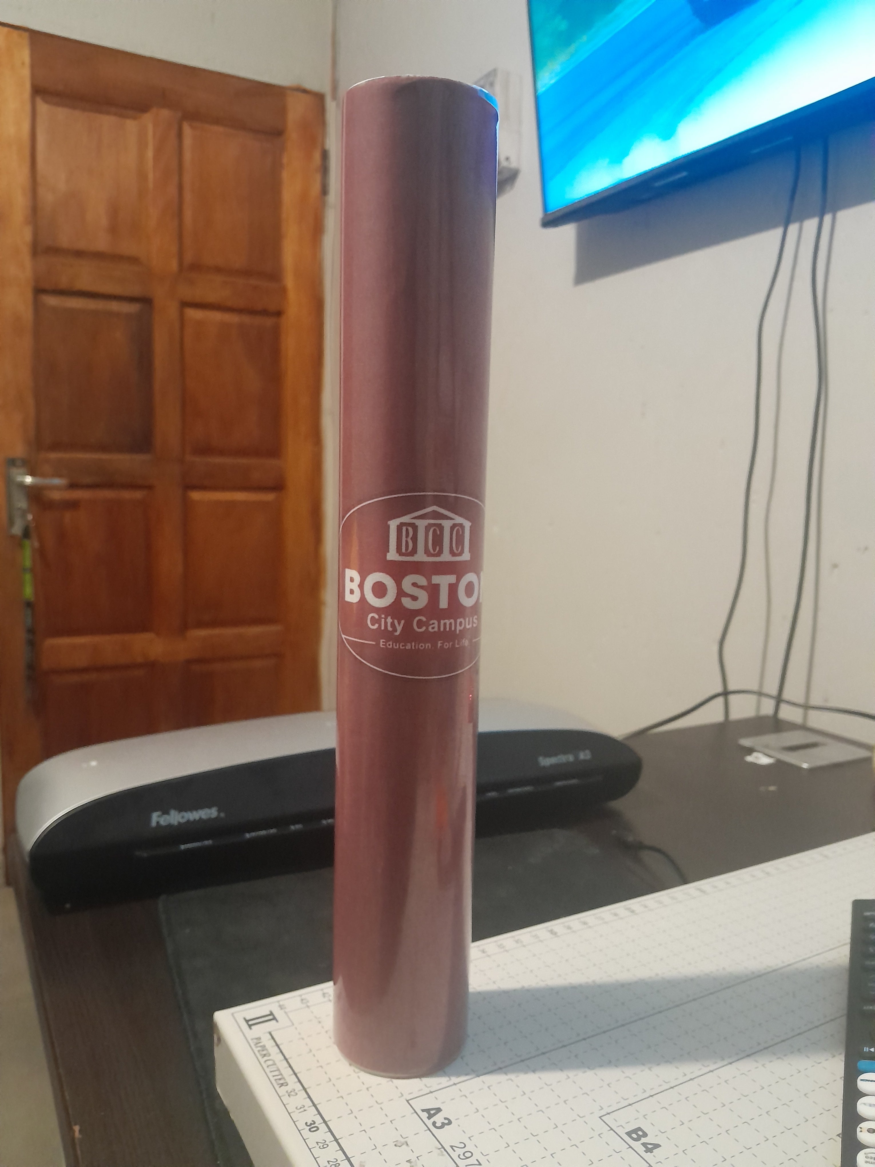 🎓Premium Boston City Campus Certificate Holder